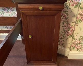 Custom made bedside chest/cabinet, one of two