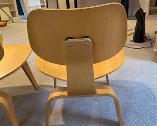Modern Eames Herman Miller plywood chairs