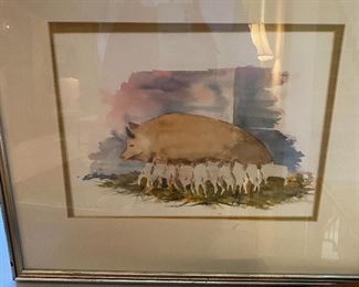 Watercolor by E. Perkins