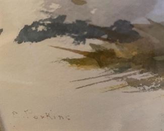 Watercolor by E. Perkins