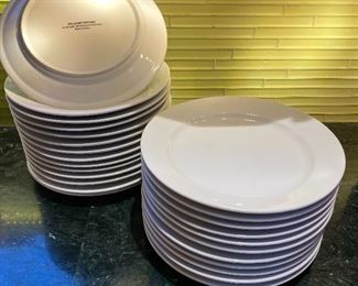 Williams Sonoma white dinner plates