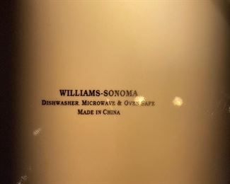 Williams Sonoma white dinner plates