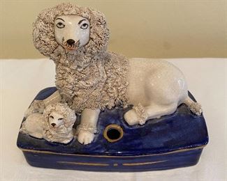Staffordshire dogs pen holder