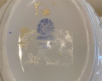 Herend porcelain basket