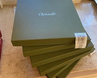 Set of 12 Christofle underplates/chargers
