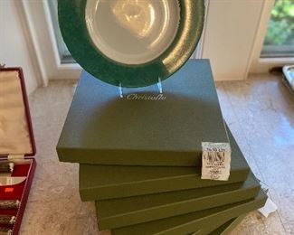 Set of 12 Christofle underplates/chargers