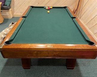 Brunswick "Hawthorn" auto return pool table