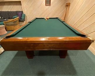 Brunswick "Hawthorn" auto return pool table