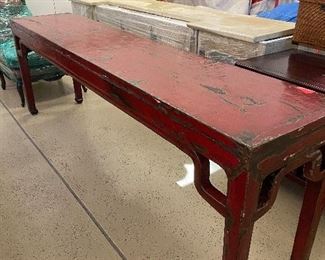 Antique Console Hall Table $2000 101x20x34 tall