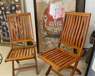 $150 each teakwood