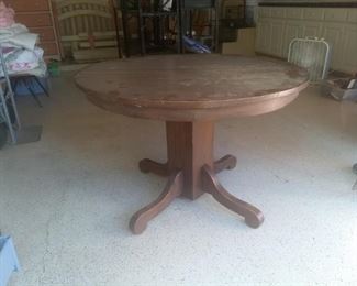 Antique Round Table - just needs a little TLC.