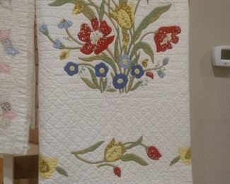 Close-up of Applique Quilt