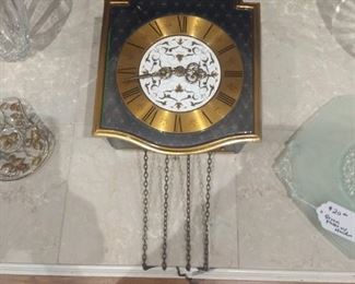 KIENZLE German Wall Clock with Porcelian Face