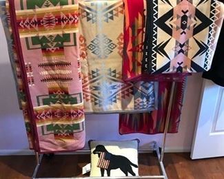 Pendleton wool blankets, never out of the boxes!