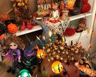 Many items light up!