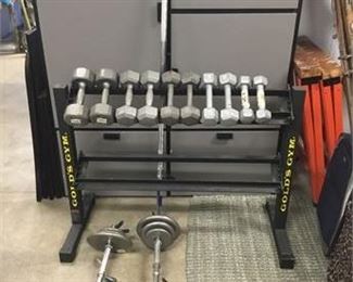 Weights and rack