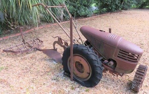 Vintage David Bradley Walk Behind Tractor