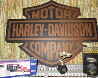 Large Harley-Davidson Motor Company Sign