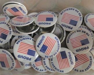 Proud To Be An American Buttons