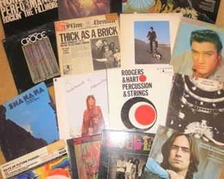 Vintage Rock Record Albums