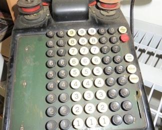 Antique Burroughs Class 8 Vintage Adding Machine