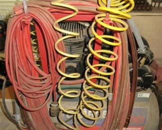 2 H.P. Air Compressor 220 Volt with Hoses