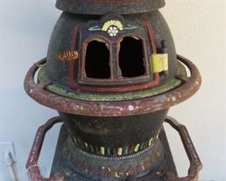 Antique Cast Iron Small Wood Coal Cook Stove