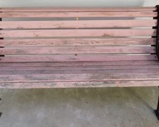 Cast Iron Wood Bench