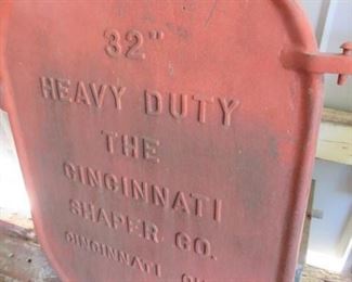 32" Heavy Duty The Cincinnati Shaper Co. Cincinnati Ohio