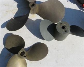 Solid Brass Boat Propellers 