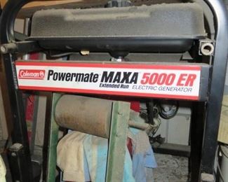 Coleman Powermate  MAXA 5000 ER Electric Generator