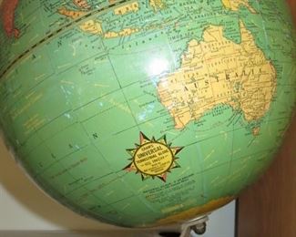 Cram's Universal Terrestrial Globe 10 1/2"