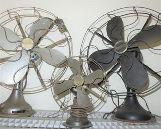 Antique Westinghouse & GE Electric Fans
