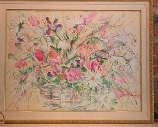 Original Floral Watercolor
