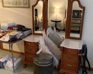 Marble Top Vanity Table