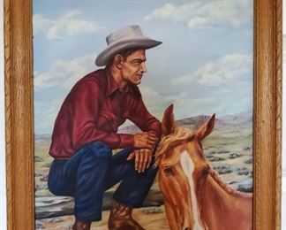 Oil on Canvas Dot Larsen