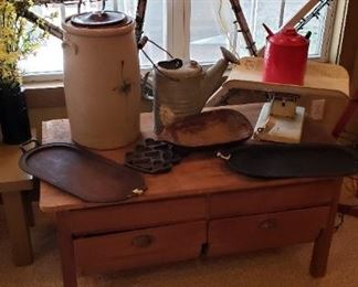 primitive dough table