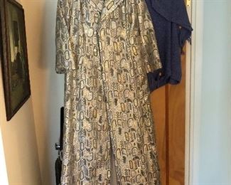 Lots of gorgeous vintage clothes 