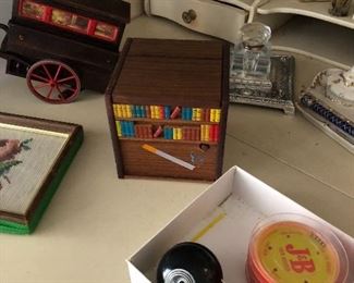 Fun vintage bar items