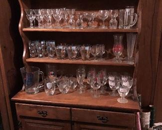 Tons of vintage bar ware