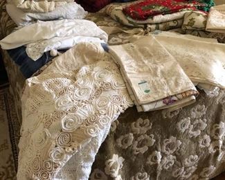 Loads of table linens 