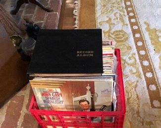 We have lots of albums some 45s and cds