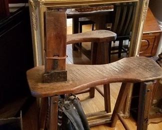 antique saddle stand