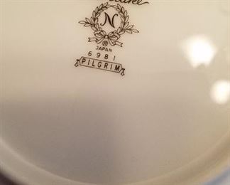 Noritake Pilgrim set for 12 perfect condition