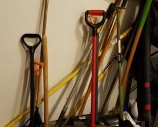 garage, lawn and garden tools