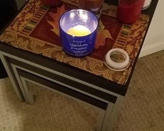 black nesting tables