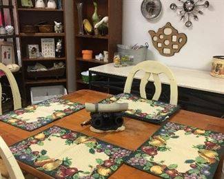 Kitchen table and chairs.