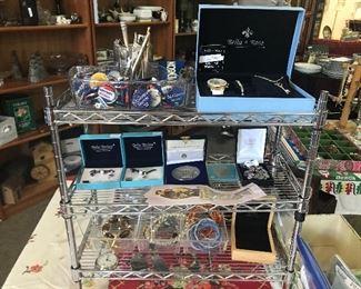 Large selection of costume jewelry.