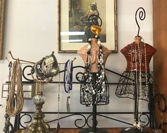 Large selection of costume jewelry.