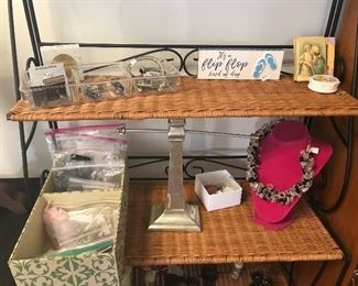 Large selection of costume jewelry.